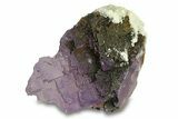 Stepped Cubic Fluorite Crystal Cluster - Morocco #294250-1